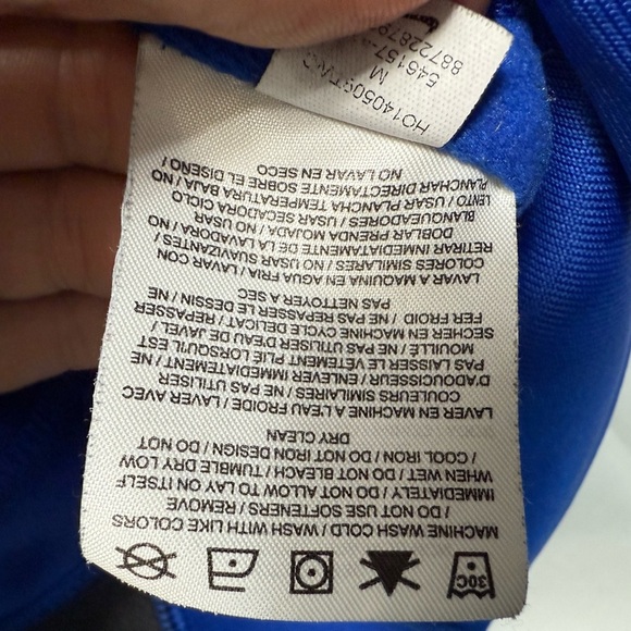 Nike Royal Blue Hoodie Boy’s Medium Sweatshirt 0106 - Picture 4 of 9